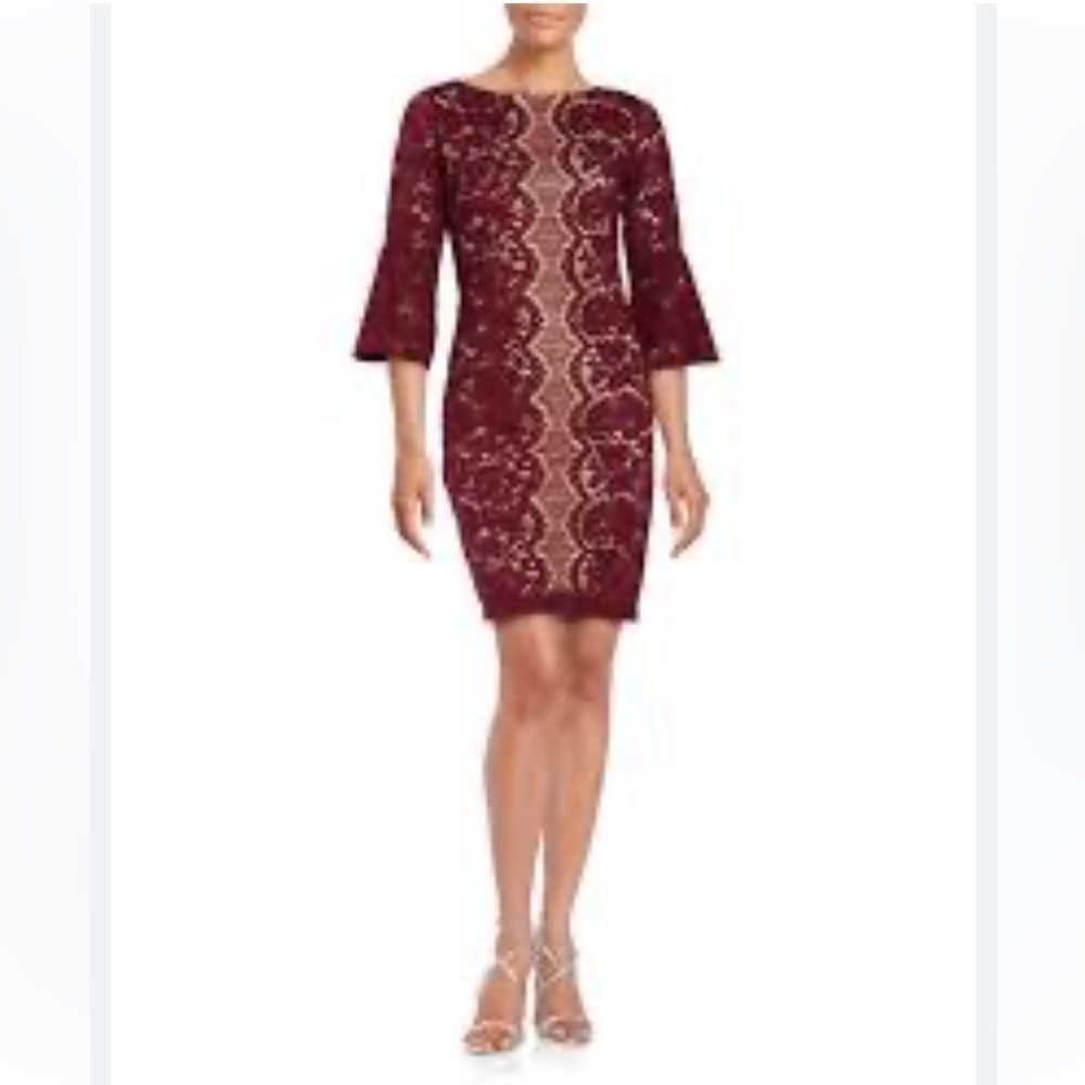 𝅺needle & Thread Lace over lace dress